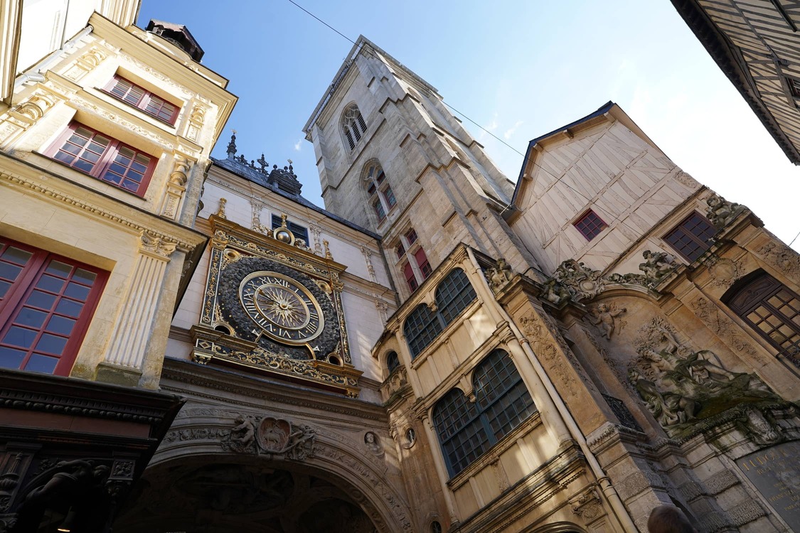 Le Gros-Horloge, au cœur du centre historique de Rouen