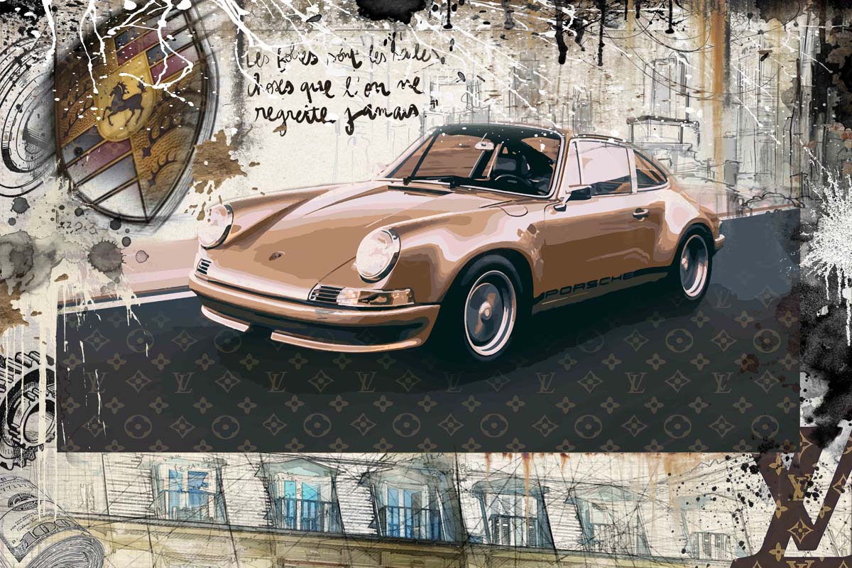 Porsche 911 Gold Dollart